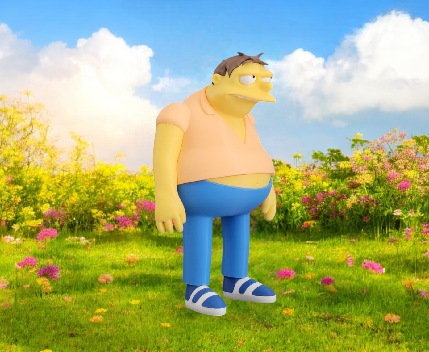 Barney Gumble Figurine 3D Printed Display Model The Simpsons