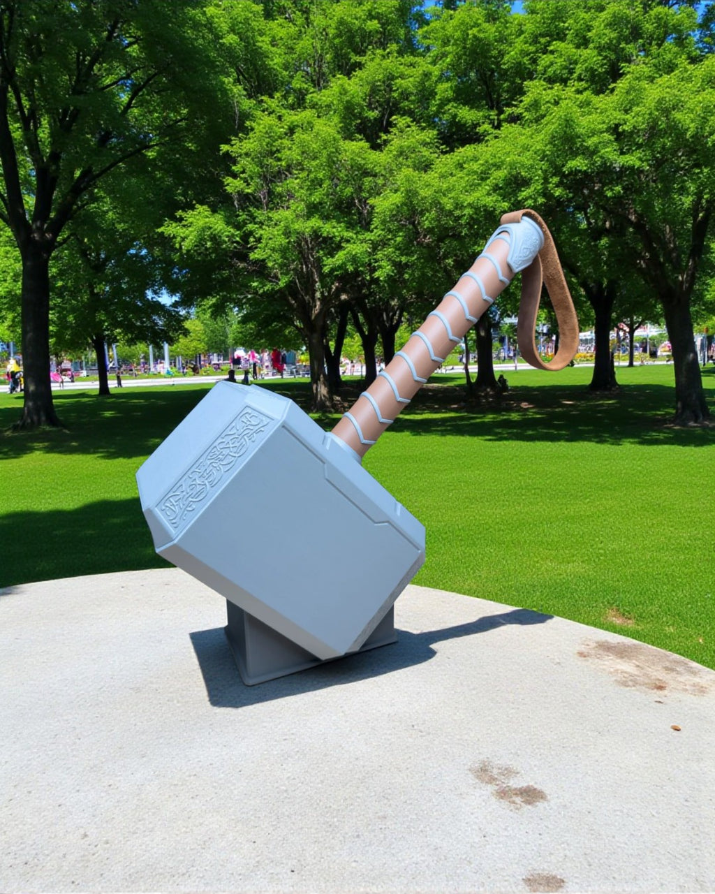 Mjölnir - Thor’s Hammer Full-Size 3D-Printed Replica (Display or Cosplay)