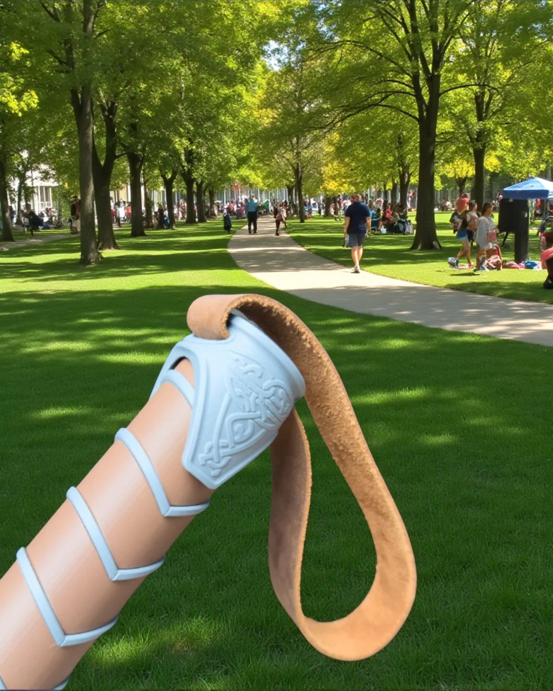 Mjölnir - Thor’s Hammer Full-Size 3D-Printed Replica (Display or Cosplay)