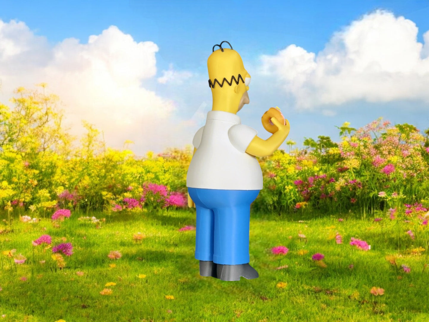 Homer Simpson Figurine       3D Printed Display Model