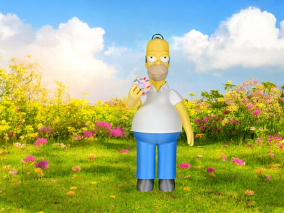 Homer Simpson Figurine       3D Printed Display Model
