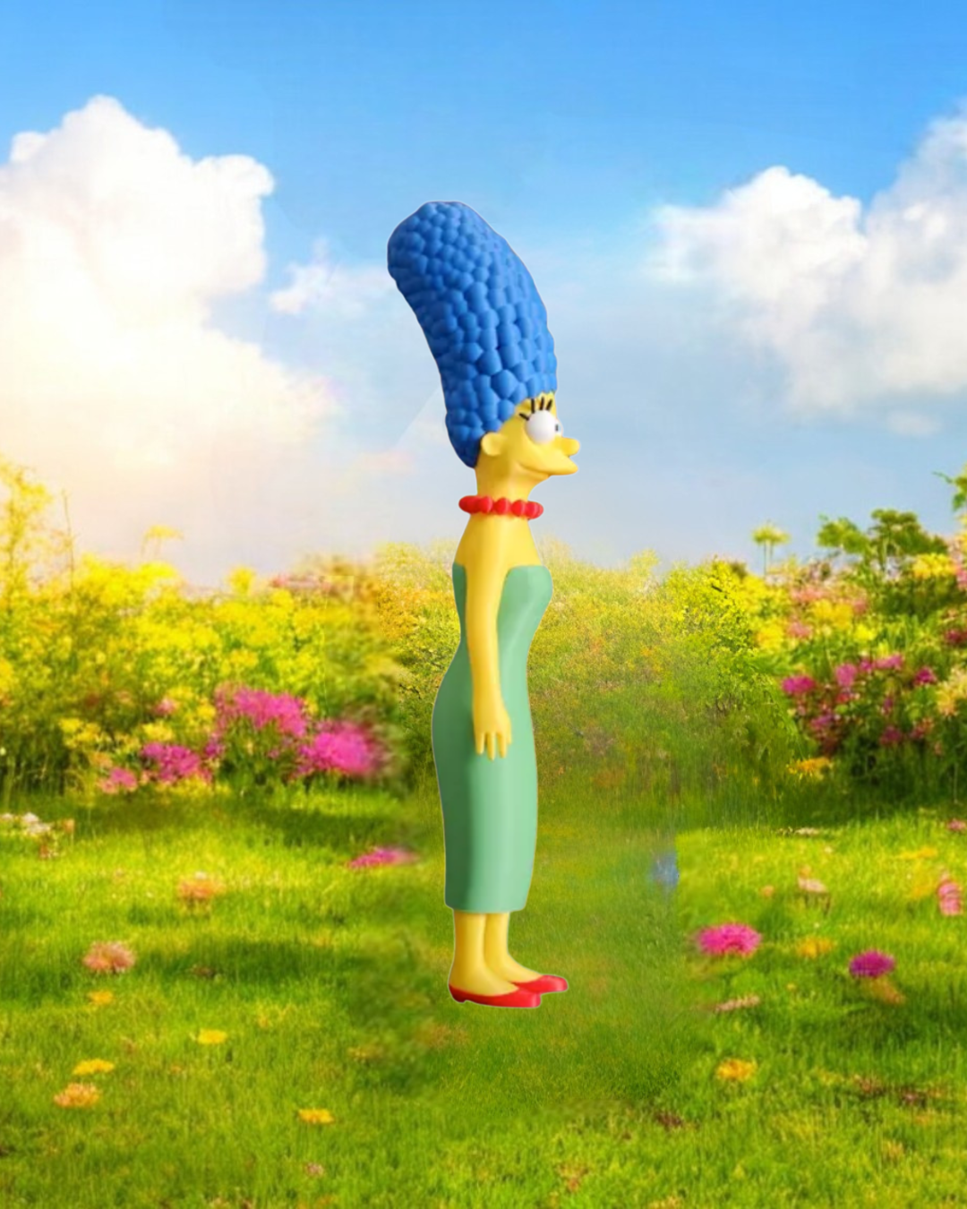 Marge Simpson Figurine     3D Printed Display Model