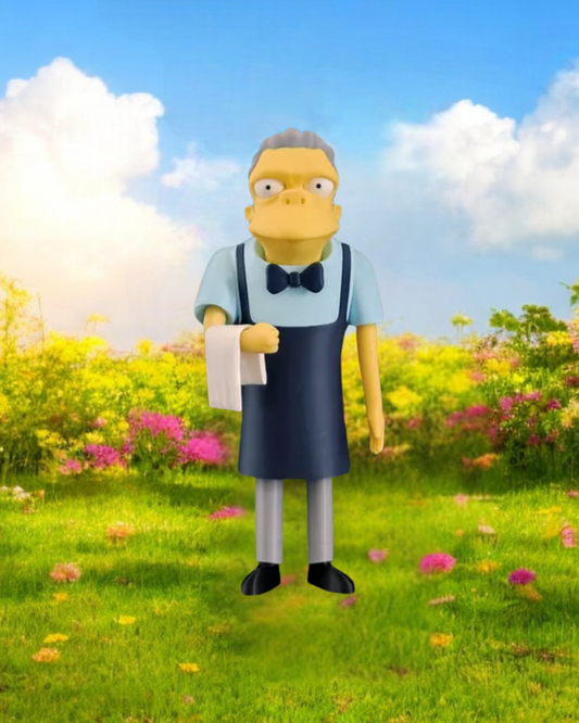 Moe Szyslak Figurine     3D‑Printed Display Model         The Simpsons