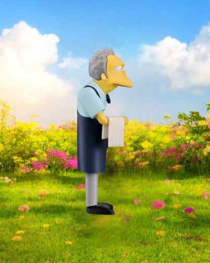 Moe Szyslak Figurine     3D‑Printed Display Model         The Simpsons