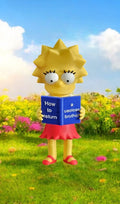 Lisa Simpson Figurine    3D‑Printed Display Model