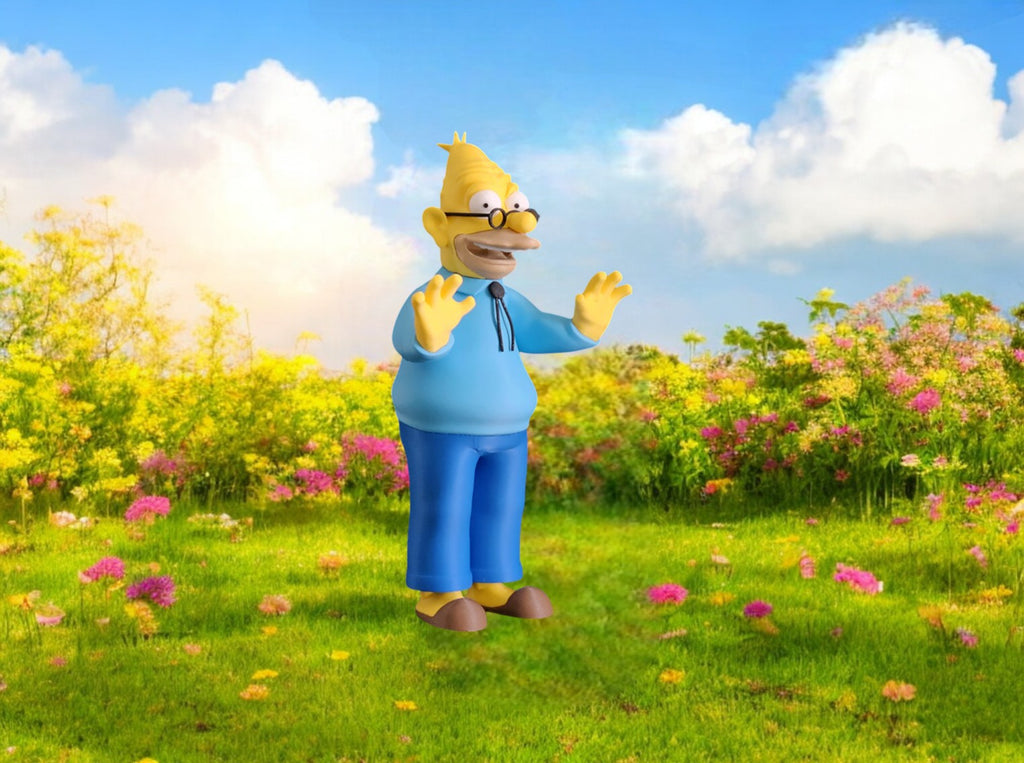 Abe “Grampa” Simpson Figurine    3D Printed Display Model
