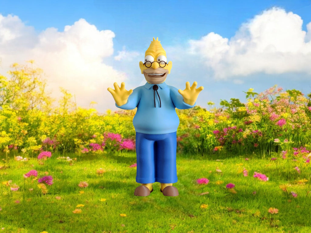 Abe “Grampa” Simpson Figurine    3D Printed Display Model