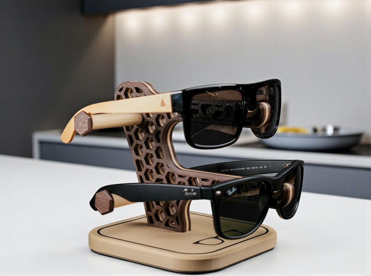 Mini Modern Shade Stand                              Sunglasses Organizer